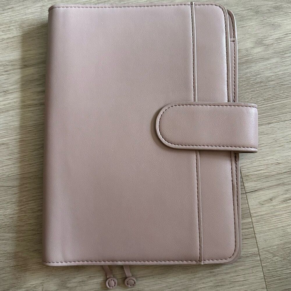 Aura Estelle Planner Cover Airy A5 Straight Pocket Version 3 Light  Pink Taupe